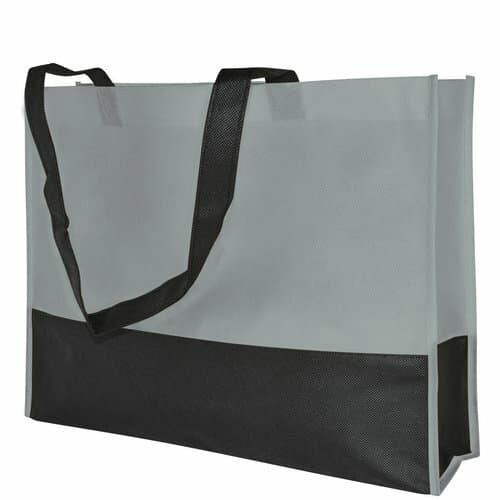 Non-Woven-Tasche mit langen Griffen - 80 g/m² - 38 x 29 x 10 cm