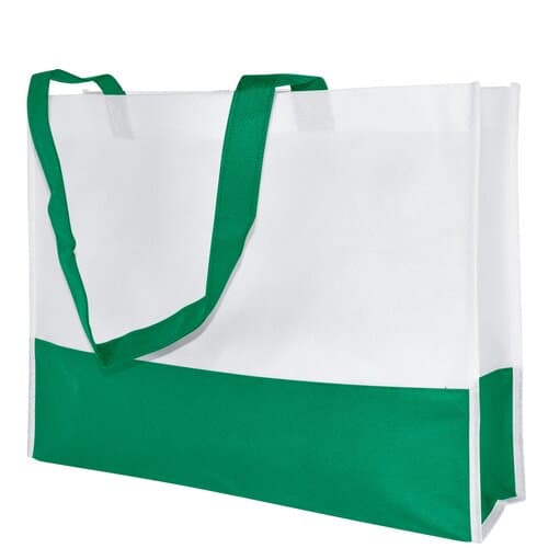 Non-Woven-Tasche mit langen Griffen - 80 g/m² - 38 x 29 x 10 cm