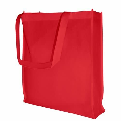 Non-Woven-Tasche mit langen Griffen - 80 g/m² - 38 x 42 x 10 cm