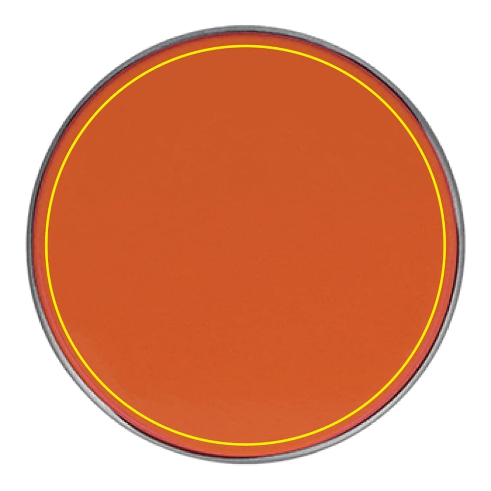 Kirtan-Duftkerze auf Pflanzenbasis in großer recycelter Dose – Druckbeispiel Digital Druck, 0 x 0 mm - Oberseite