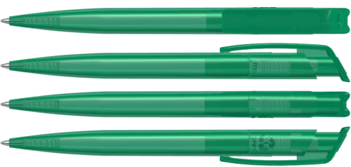 RECYCLED PET PEN transparent Druckkugelschreiber