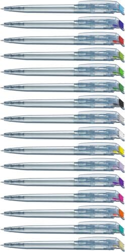RECYCLED PET PEN transparent SG Druckkugelschreiber