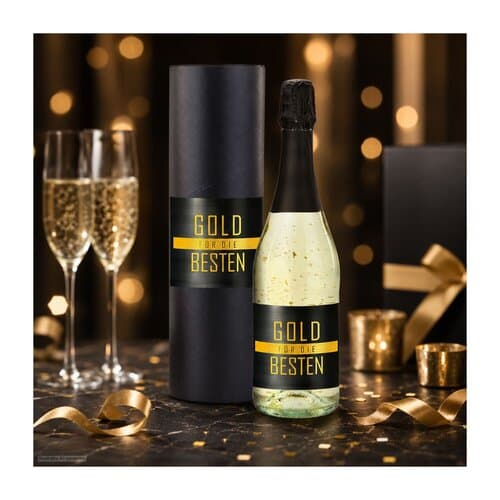 Geschenkartikel / Präsentartikel: Gold für die Besten 0,75 l