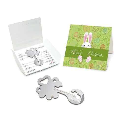 Geschenkartikel: ROMINOX® Key Tool / Multifunktionswerkzeug im Motiv-Mäppchen Osterhase