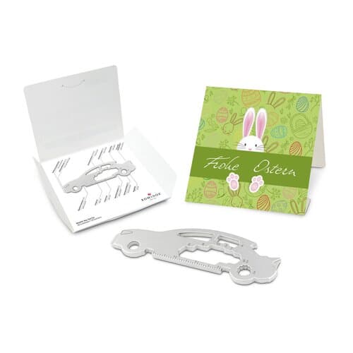 Geschenkartikel: ROMINOX® Key Tool / Multifunktionswerkzeug im Motiv-Mäppchen Osterhase