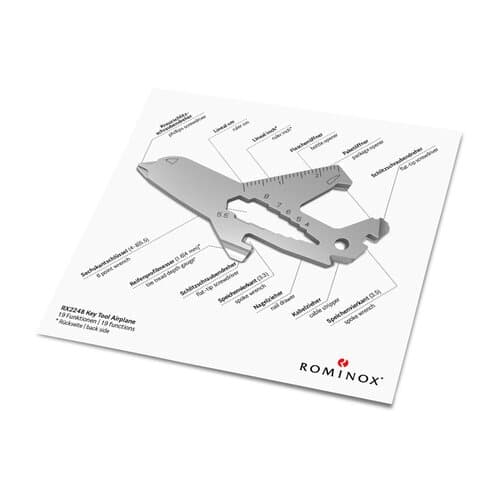 Geschenkartikel: ROMINOX® Key Tool / Multifunktionswerkzeug im Motiv-Mäppchen Werkzeug
