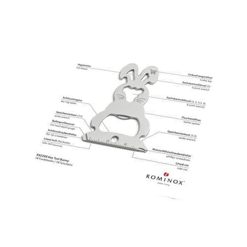 Geschenkartikel: ROMINOX® Key Tool / Multifunktionswerkzeug im Motiv-Mäppchen Osterhase