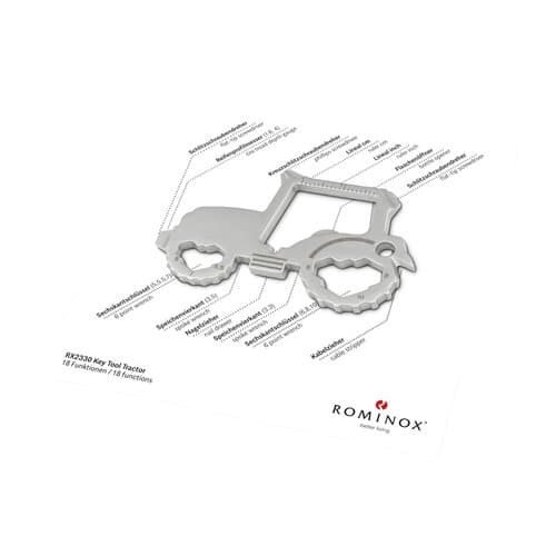 Geschenkartikel: ROMINOX® Key Tool / Multifunktionswerkzeug im Motiv-Mäppchen Werkzeug
