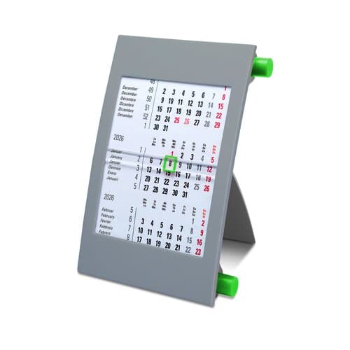 Tischdrehkalender Classic 2, 6-sprachig