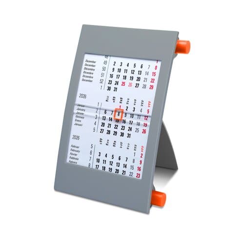 Tischdrehkalender Classic 2, 6-sprachig