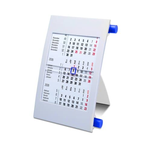 Tischdrehkalender Classic 2, 6-sprachig