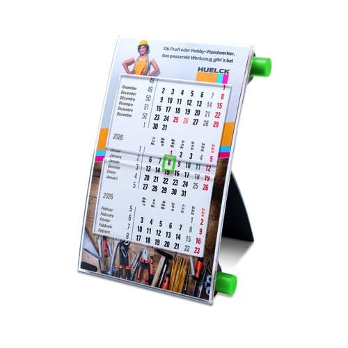 Tischkalender Vision, 6-sprachig