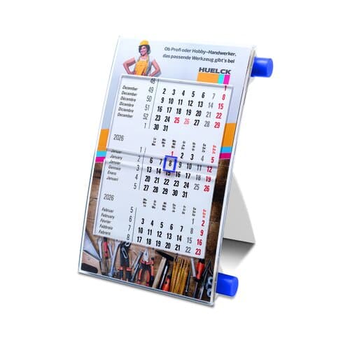 Tischkalender Vision, 6-sprachig
