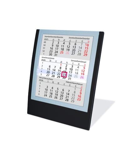 Tischkalender Elegance, 6-sprachig