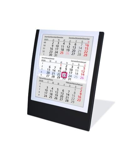 Tischkalender Elegance, 6-sprachig