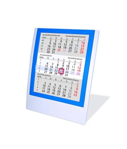 Tischkalender Elegance, 6-sprachig
