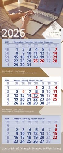 Papierwandkalender Premium 3