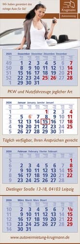 Papierwandkalender Premium 4