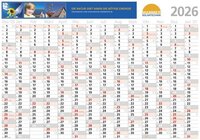 Wandplaner Comfort 14 Monate