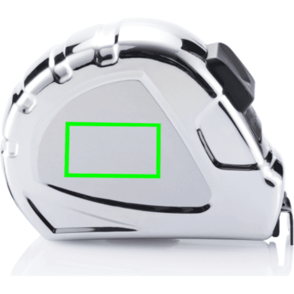 3m/16mm Auto-Stopp Maßband Ergonomic – Druckbeispiel Tampondruck, 1-farbig, 25 x 15 mm - Artikel