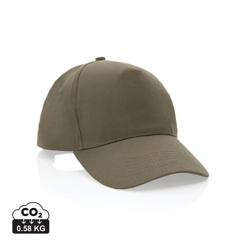 Impact 5 Panel Kappe aus 190gr rCotton mit AWARE™ Tracer