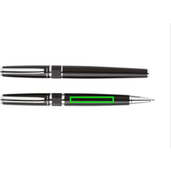 Swiss Peak Deluxe Stifteset – Druckbeispiel Lasergravur, 5 x 35 mm - vor dem Clip