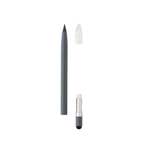 Tintenloser Stift aus Aluminium mit Radiergummi