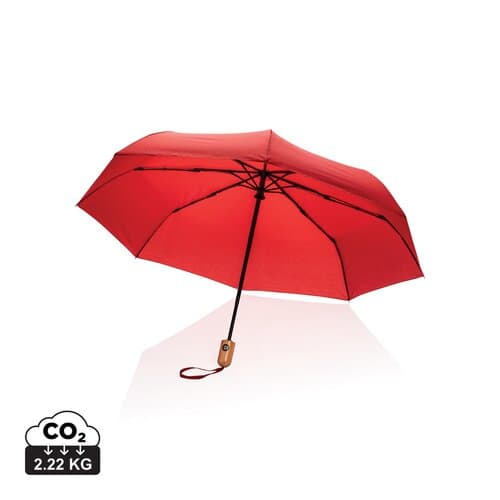 21" Impact AWARE™ RPET 190T Bambus-Schirm autom. open/close