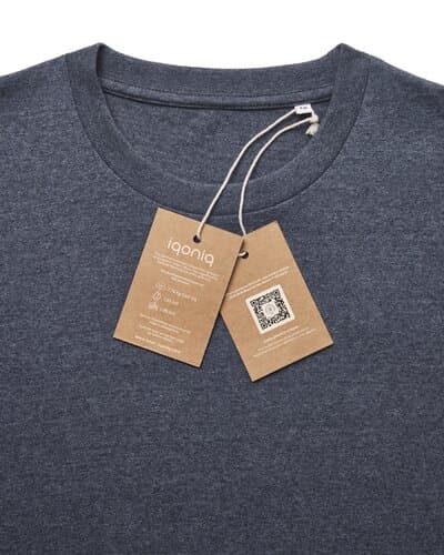 IQONIQ Manuel ungefärbtes T-Shirt aus recycelter Baumwolle