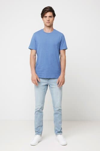 IQONIQ Manuel ungefärbtes T-Shirt aus recycelter Baumwolle