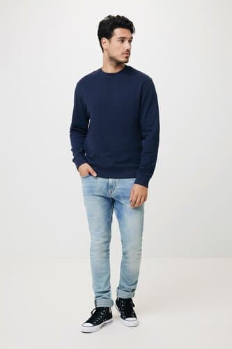 IQONIQ Zion Rundhals-Sweater aus recycelter Baumwolle