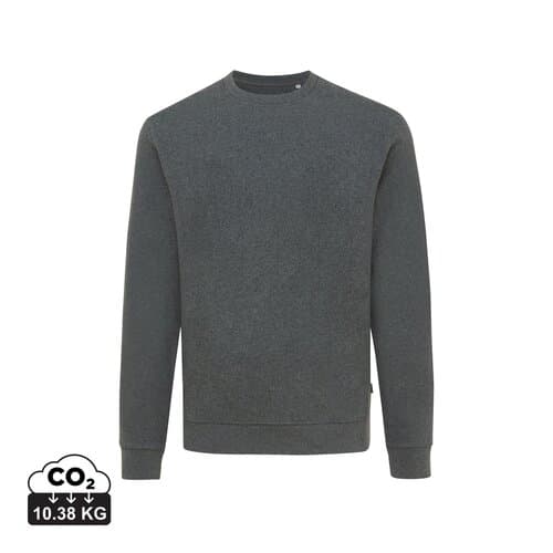 IQONIQ Denali ungefärbt. Rundhals-Sweater aus recycelter BW