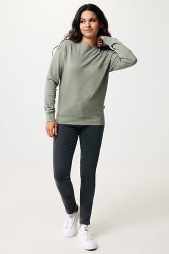 IQONIQ Denali ungefärbt. Rundhals-Sweater aus recycelter BW