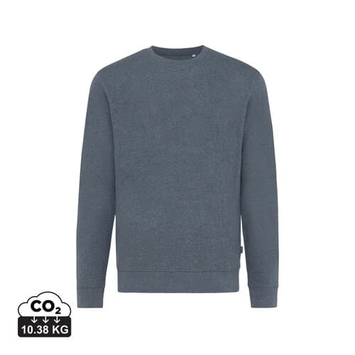 IQONIQ Denali ungefärbt. Rundhals-Sweater aus recycelter BW