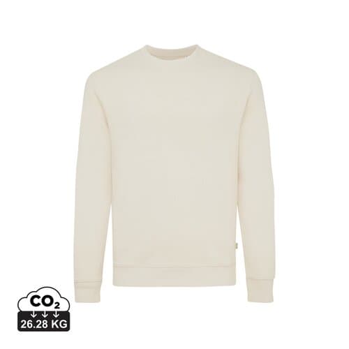 IQONIQ Denali ungefärbt. Rundhals-Sweater aus recycelter BW