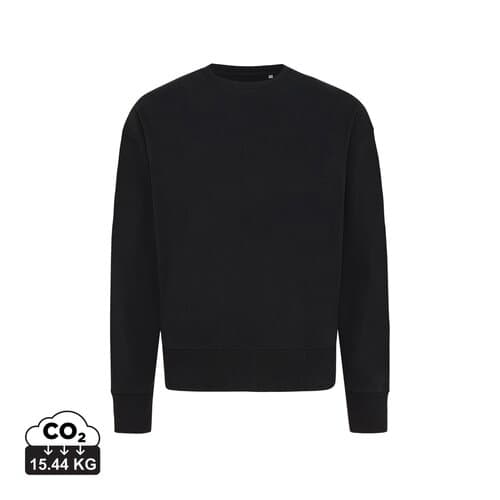 IQONIQ Kruger Relax-Rundhals-Sweater aus recycelt. Baumwolle