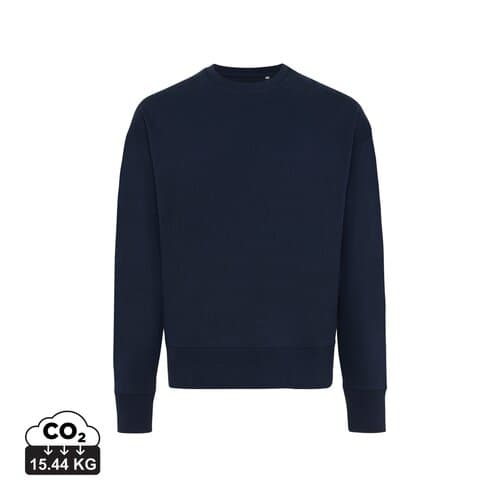 IQONIQ Kruger Relax-Rundhals-Sweater aus recycelt. Baumwolle