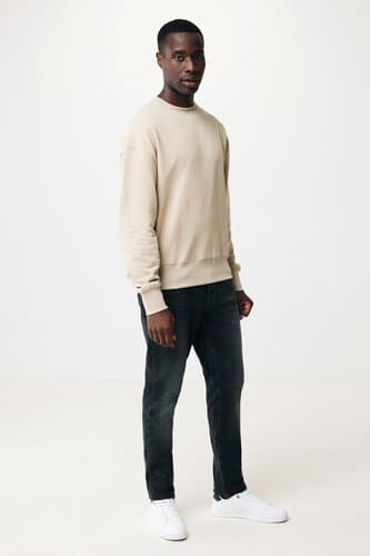 IQONIQ Kruger Relax-Rundhals-Sweater aus recycelt. Baumwolle