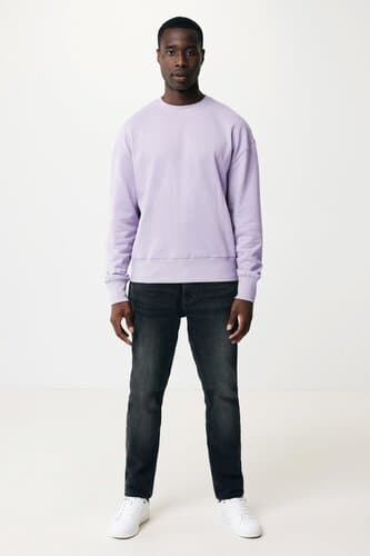 IQONIQ Kruger Relax-Rundhals-Sweater aus recycelt. Baumwolle