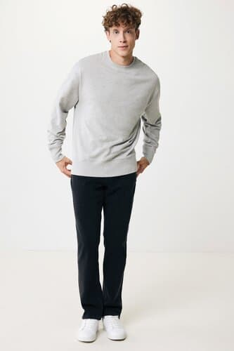 IQONIQ Kruger Relax-Rundhals-Sweater aus recycelt. Baumwolle