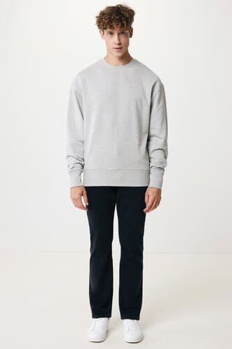 IQONIQ Kruger Relax-Rundhals-Sweater aus recycelt. Baumwolle