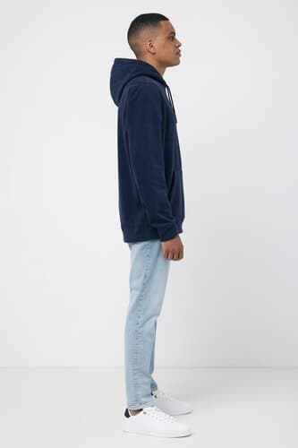 IQONIQ Trivor Mikrofleece-Kapuzen-Pulli aus recyc. Polyester