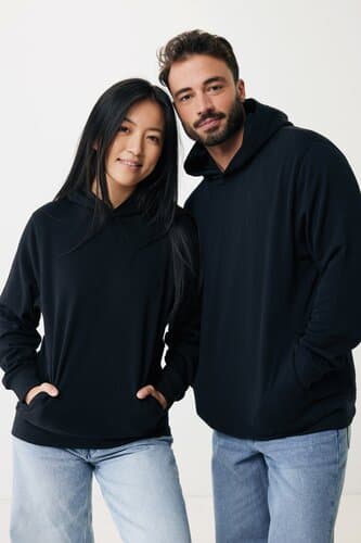 IQONIQ Yengo Hoodie mit Seitentaschen aus rec. Baumwolle