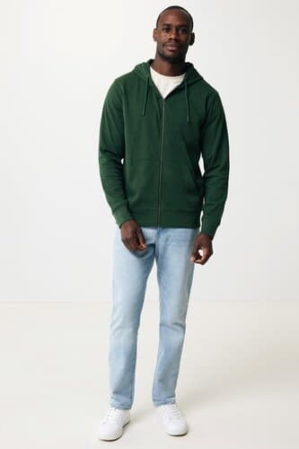 IQONIQ Abisko Zip-Kapuzenpullover aus recycelter Baumwolle