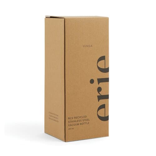 VINGA Erie 450ml Vakuumflasche aus RCS recyceltem Stahl