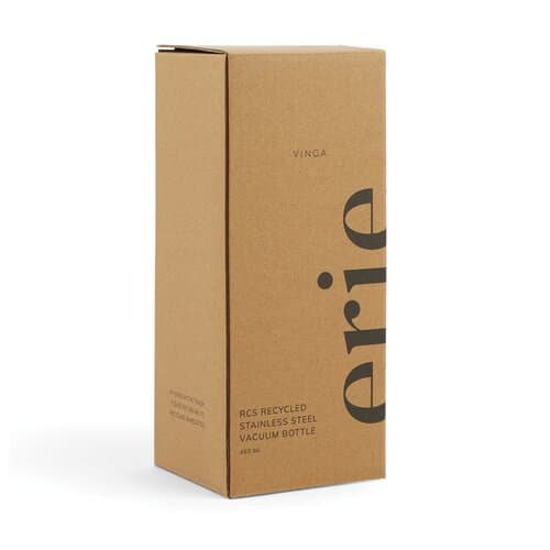 VINGA Erie 450ml Vakuumflasche aus RCS recyceltem Stahl