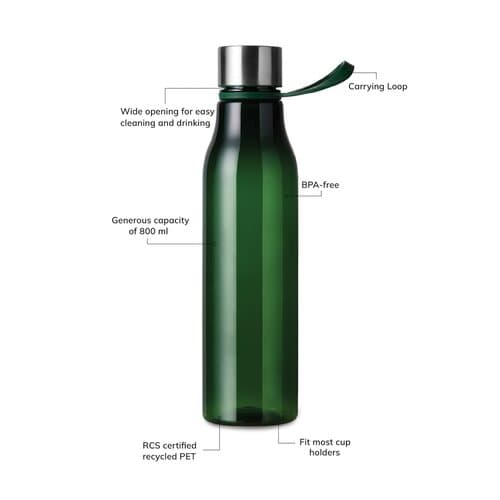 VINGA Lean 800ml RCS RPET Wasserflasche