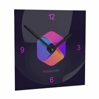 Horae Wall Clock Premium Square 250 x 250 mm