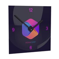Horae Wall Clock Premium Square 240 x 240 mm