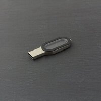 USB-Stick oval Alu-Rubber